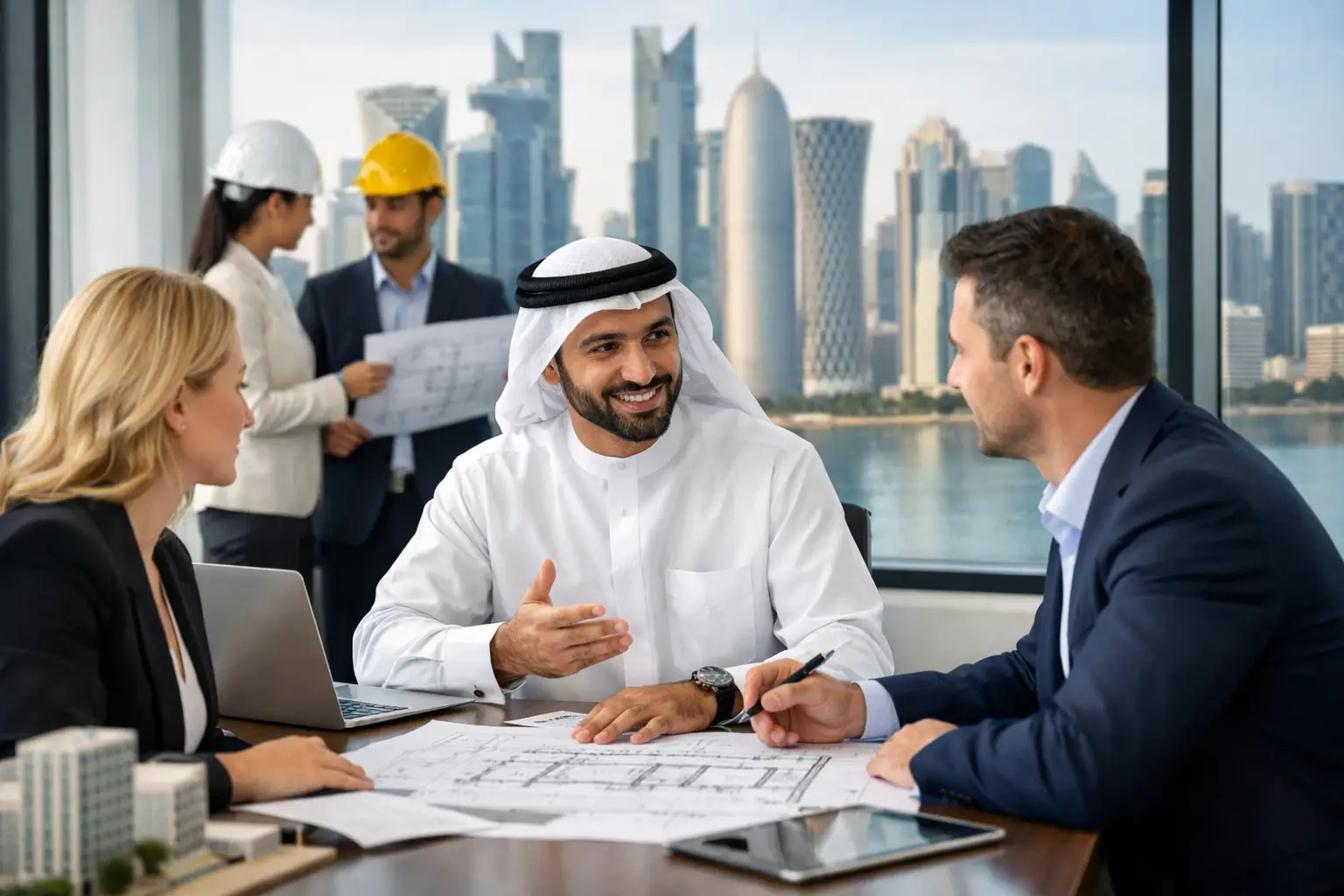 Office Project Coordination Example for Qatar